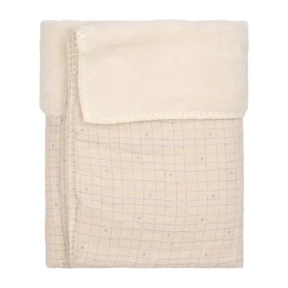 Koeka Wiegdeken Teddy - Lind Warm White 75x100 cm