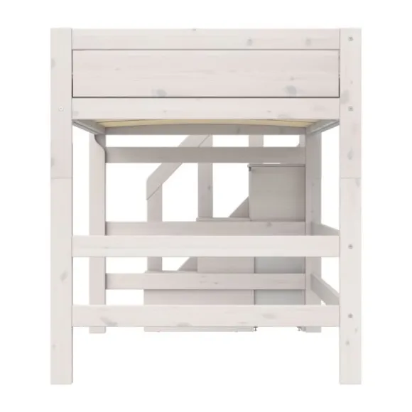 Life Time Hoogslaper Deluxe - White Wash - 152 cm - Met Trapkast