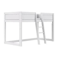 LIFETIME Bed Met Dakframe - 4-in-1 Bed - Premium Wit Gelakt