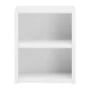 LIFETIME Boekenkast - Wit - 2 Vakken
