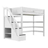 LIFETIME Breeze Hoogslaper Met Trapkast - Wit