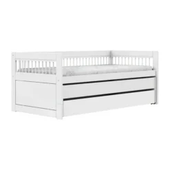 LIFETIME Breeze Kajuitbed Met Logeerbed - Wit