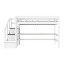 LifeTime Breeze Lage Hoogslaper – Trapkast – Luxe Lattenbodem