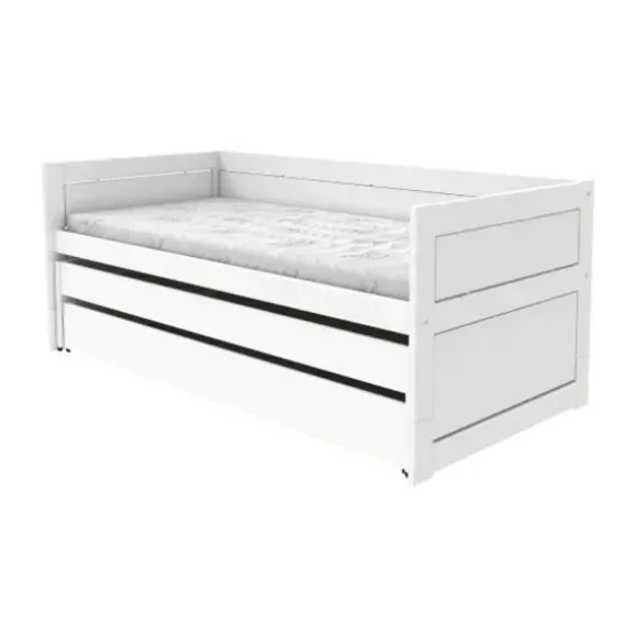 LIFETIME Kajuitbed Met Logeerbed - White Wash