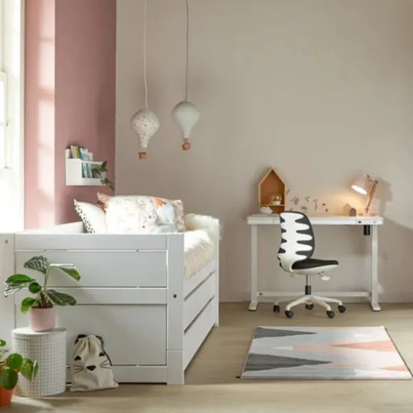 LIFETIME Kajuitbed Met Logeerbed - White Wash