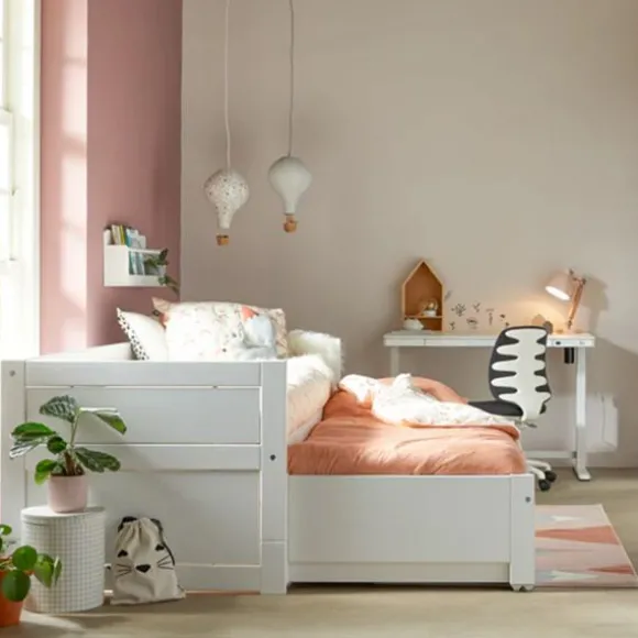 LIFETIME Kajuitbed Met Logeerbed - White Wash