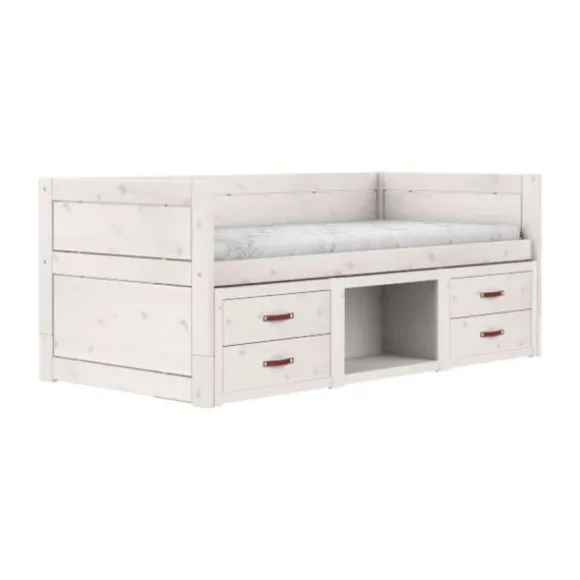 LIFETIME Kajuitbed Met Opberging - White Wash