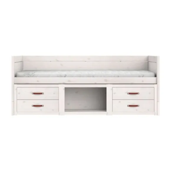 LIFETIME Kajuitbed Met Opberging - White Wash