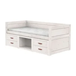 LIFETIME Kajuitbed Met Opberging - White Wash