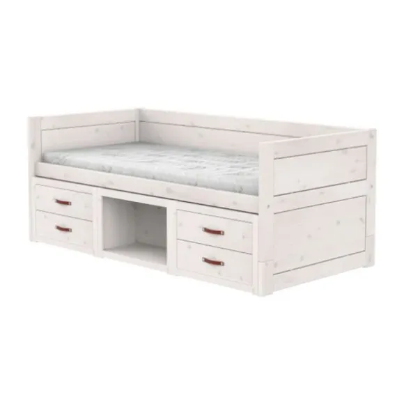 LIFETIME Kajuitbed Met Opberging - White Wash