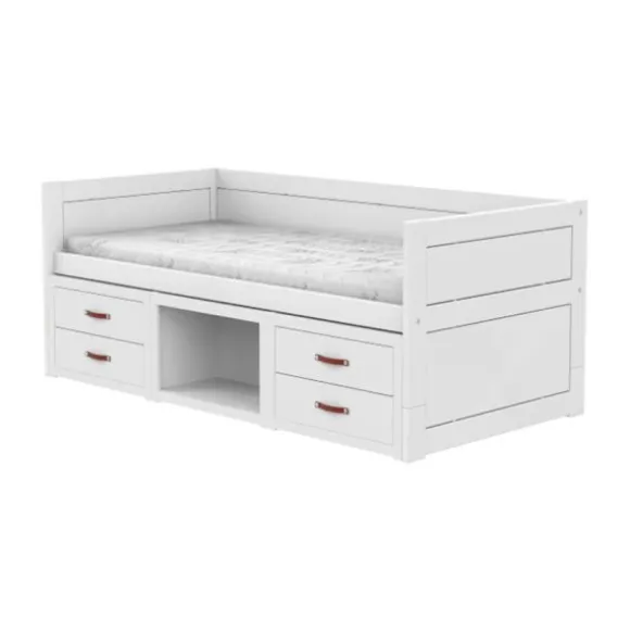 LIFETIME Kajuitbed Met Opberging - White Wash