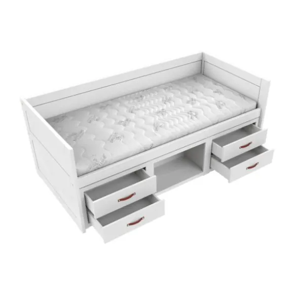 LIFETIME Kajuitbed Met Opberging - White Wash