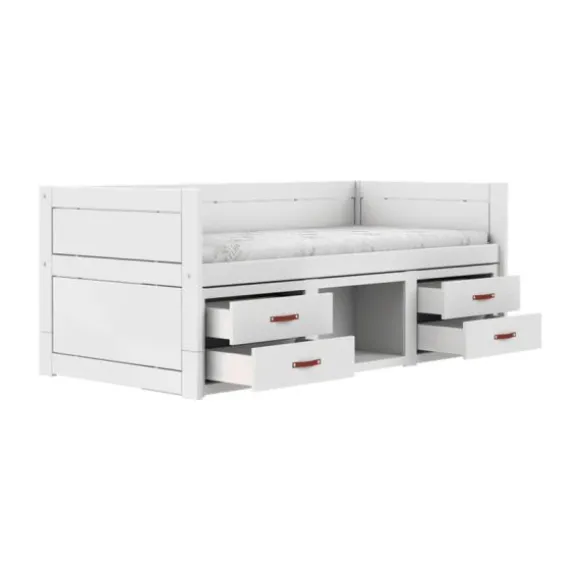 LIFETIME Kajuitbed Met Opberging - White Wash