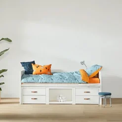 LIFETIME Kajuitbed Met Opberging - White Wash