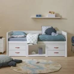 LIFETIME Kajuitbed Met Opberging - White Wash