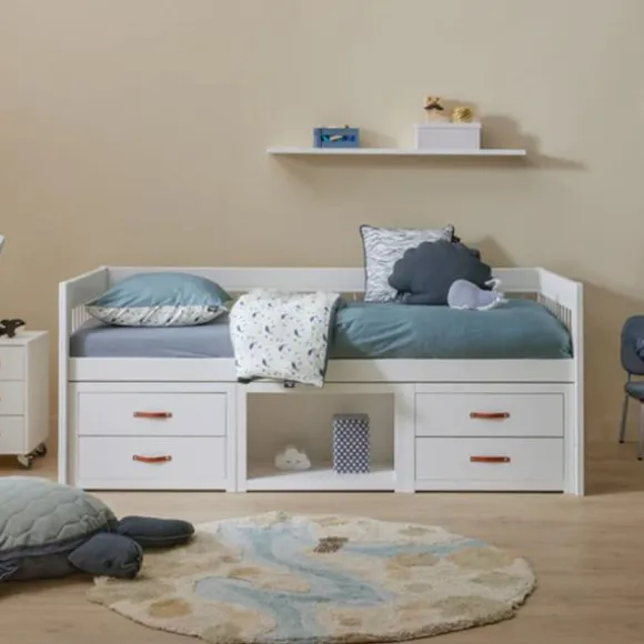 LIFETIME Kajuitbed Met Opberging - White Wash
