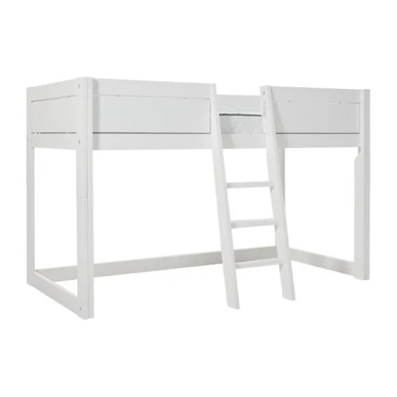 LIFETIME Kidsrooms 4 in 1 Bedcombinatie Met Dak Wit Gelakt