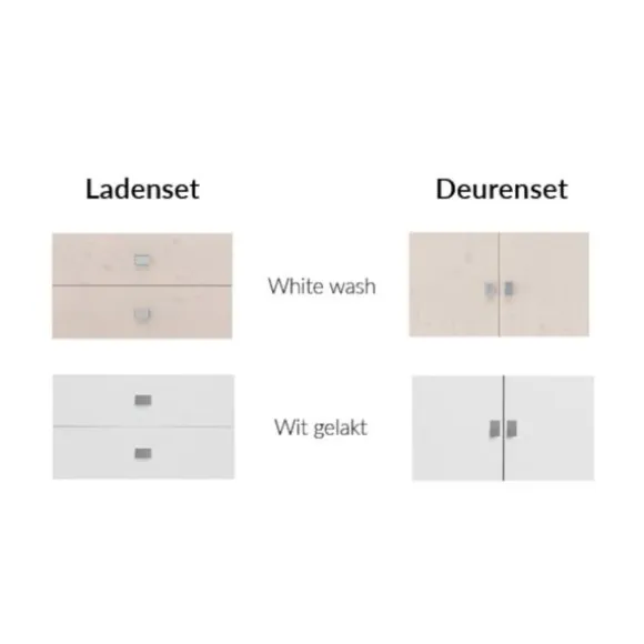 LIFETIME Kidsrooms Boekenkast 1-Vak Whitewash