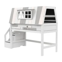 LIFETIME Kidsrooms Halfhoogslaper My Hangout - White-Wash