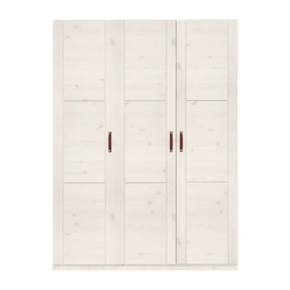 LIFETIME Kidsrooms Kledingkast 3-Deurs - White Wash