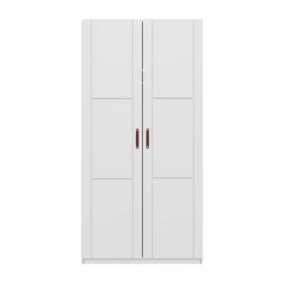 LIFETIME Kidsrooms Kledingkast 2-Deurs - White Wash