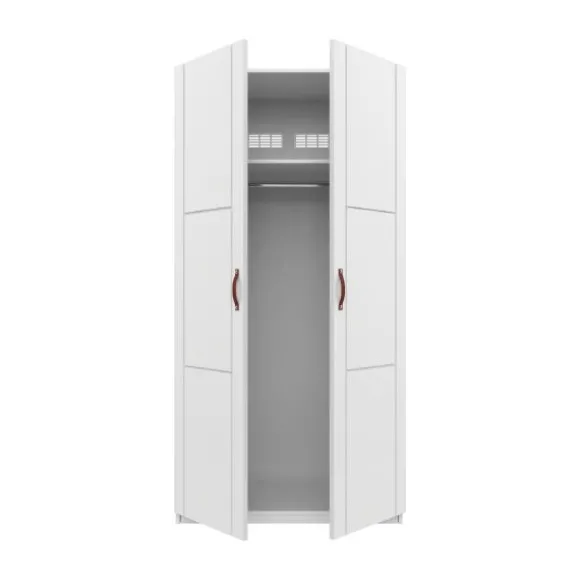 LIFETIME Kidsrooms Kledingkast 2-Deurs - White Wash