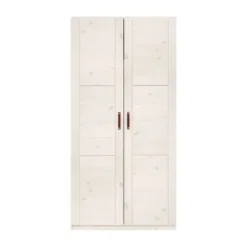 LIFETIME Kidsrooms Kledingkast 2-Deurs - Tussenwand - White Wash