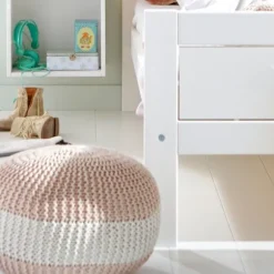 LIFETIME Kidsrooms Luxe Bed Whitewash 90 x 200 cm