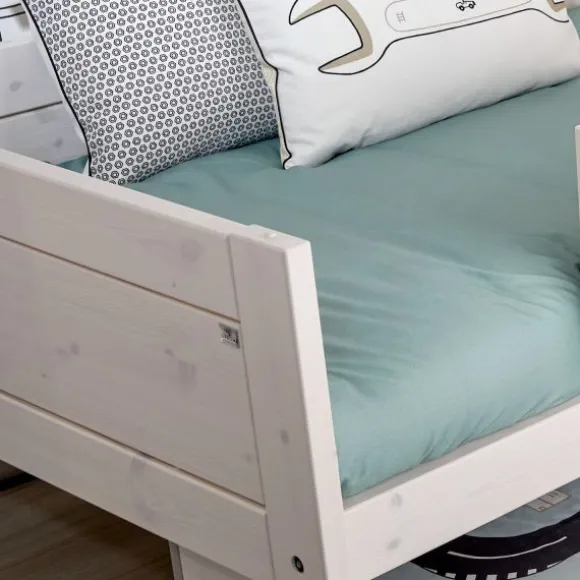 LIFETIME Kidsrooms Luxe Bed Whitewash 90 x 200 cm