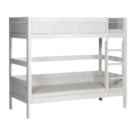 LIFETIME Kidsrooms Stapelbed Rechte Trap Whitewash