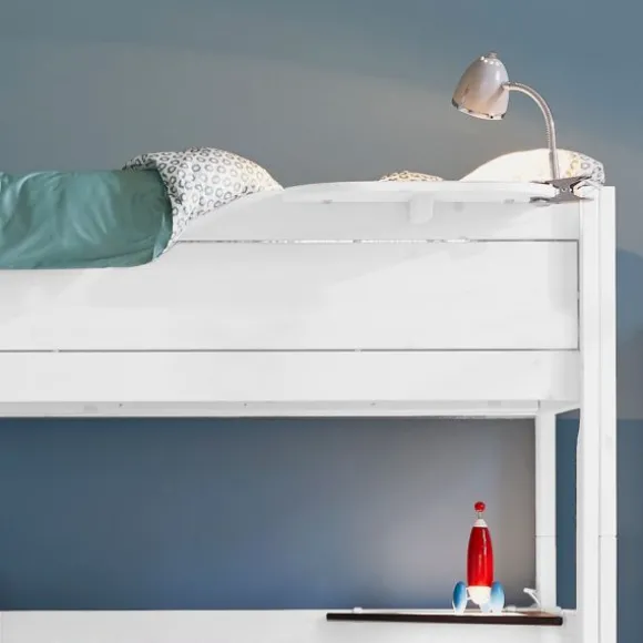LIFETIME Kidsrooms Stapelbed Family Luxe Whitewash 140 x 200 cm
