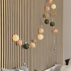 LIFETIME Lichtslinger - Cotton Ball Lights - Beach Blue