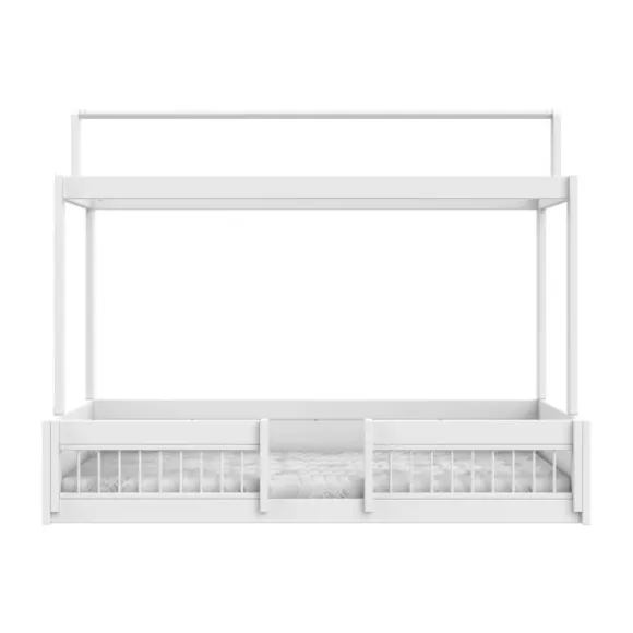 LIFETIME Montessori Hutbed - 120 x 200 cm - Wit