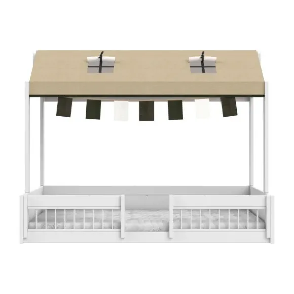 LIFETIME Montessori Hutbed - 120 x 200 cm - Wit