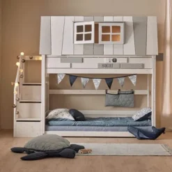 LIFETIME My Hangout Huisbed Met Trapkast - Premium Rolbodem
