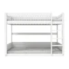 LifeTime Stapelbed – Laag – Luxe Lattenbodem – Wit Gelakt