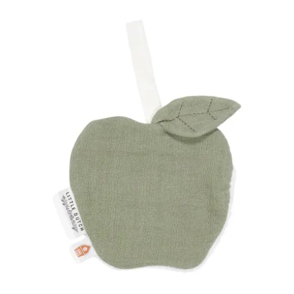 Little Dutch Appel Speendoekje - Hydrofiel - Olive