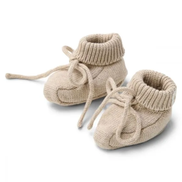 Little Dutch Gebreide Broek - Soft Beige Melee