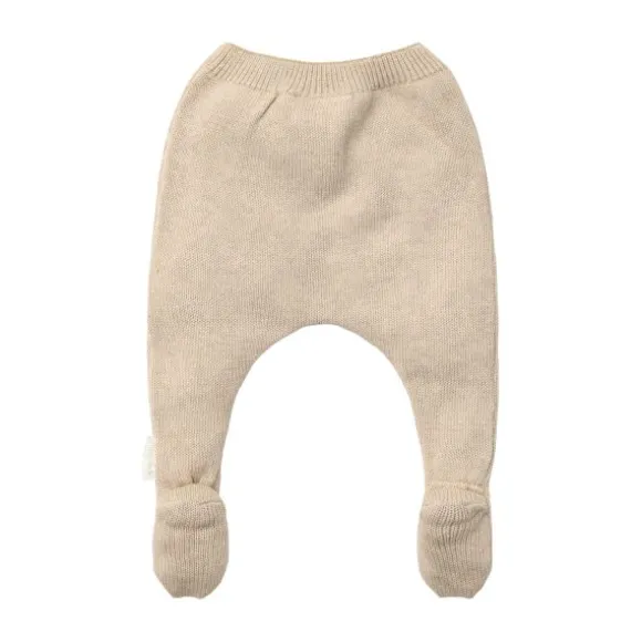Little Dutch Gebreide Broek - Soft Beige Melee