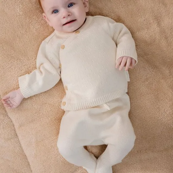 Little Dutch Gebreide Broek - NOOS - Off White