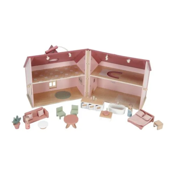 Little Dutch Houten Poppenhuis - Small - Pink