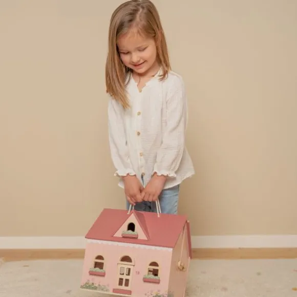 Little Dutch Houten Poppenhuis - Small - Pink