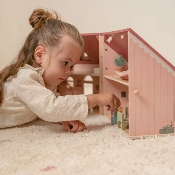 Little Dutch Houten Poppenhuis - Small - Pink