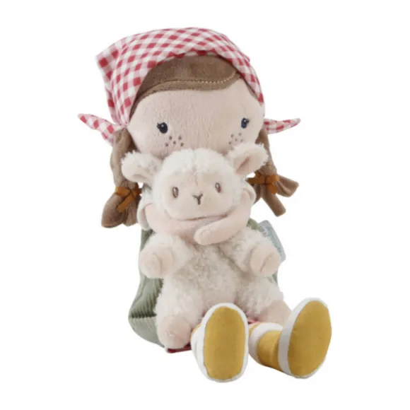 Little Dutch Knuffelpop Boerin Rosa Met Schaap - 35 cm