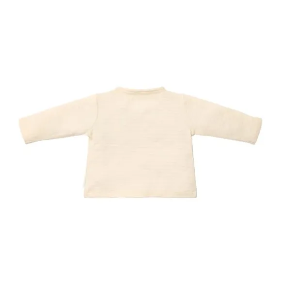 Little Dutch Lange Mouw Overslag T-Shirt - Maat 56 - Creme
