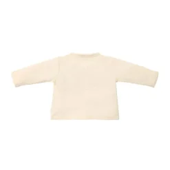 Little Dutch Lange Mouw Overslag T-Shirt - Maat 56 - Creme