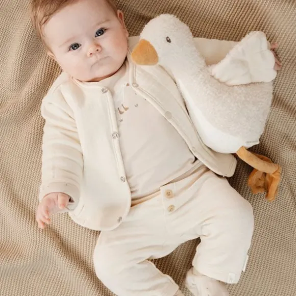 Little Dutch Little Goose Omkeerbaar Vestje - Maat 44 - Beige