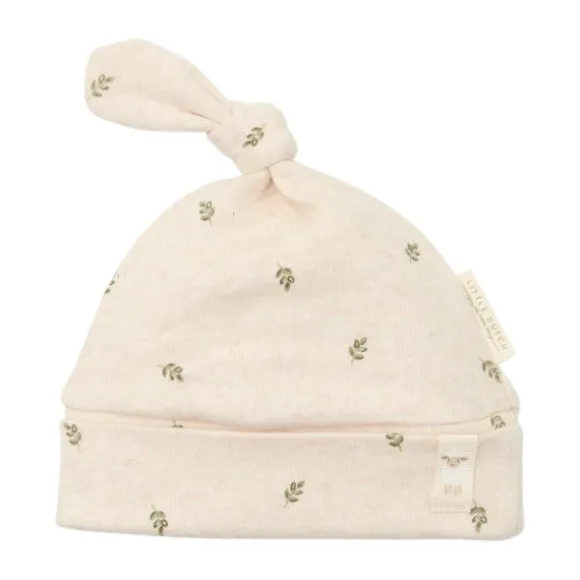 Little Dutch Newborn NOOS Little Farm Mutsje met knoop - maat 3-6 M - Green leaves