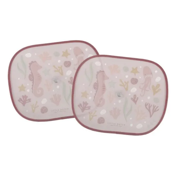Little Dutch Ocean Dreams Zonnescherm - Pink - 2 Stuks