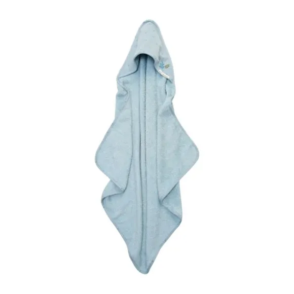 Little Dutch Pure Badcape - 100 x 100 cm - Denim Blue